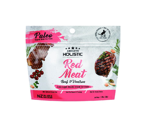 Absolute Holistic Beef and Venison Cat Treats 50gm