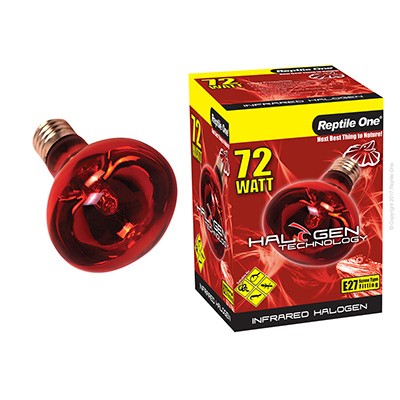 Reptile One Infrared Halogen 72W Heat Lamp E27
