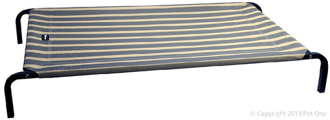 Pet One Raised Dog Bed Wheat/Charcoal 130cm x 90cm