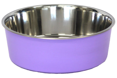 Deliso Designer Stainless Steel Bowl Purple 25cm