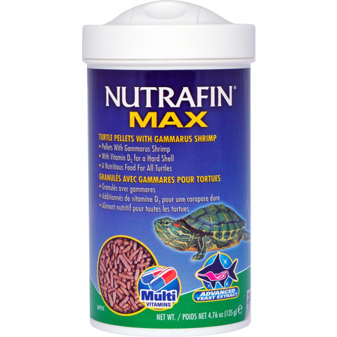 Nutrafin Max Turtle Pellets with Gammarus Shrimp 135gm