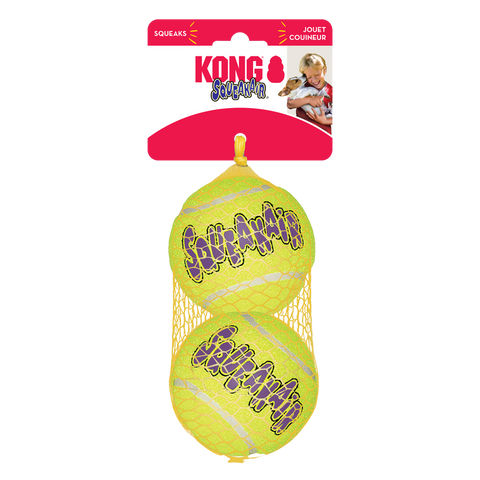 KONG Airdog Squeaker Balls Large 2pk
