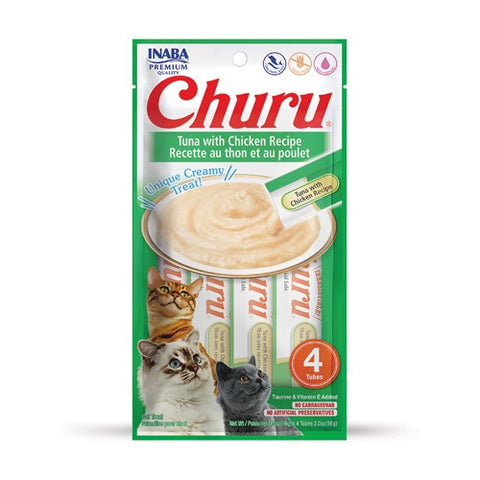 Inaba Churu Puree Tuna with Chicken 56g