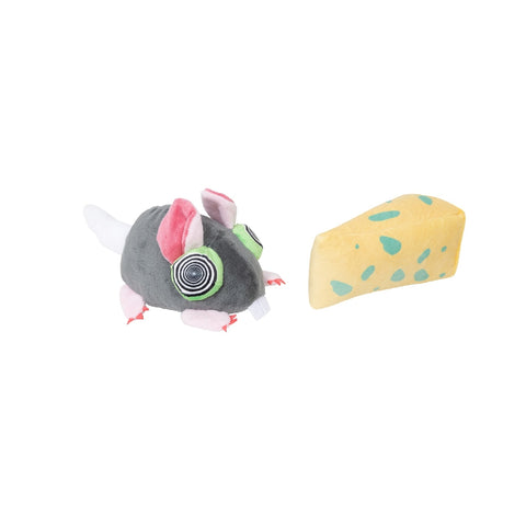 Indie & Scout Plush Mouse w/Cheese