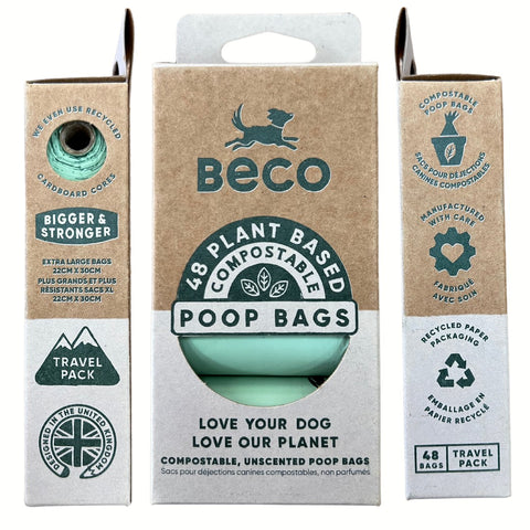 Beco Poop Bags Compostable 48pk