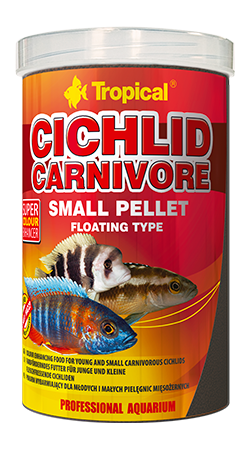 Tropical Cichlid Carnivore Small Pellets 90gm