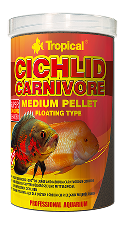 Tropical Cichlid Carnivore Medium Pellet 180g