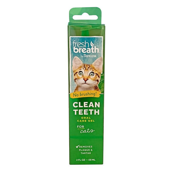 Tropiclean Fresh Breath Gel Cats 59ml – PET DESTINATION