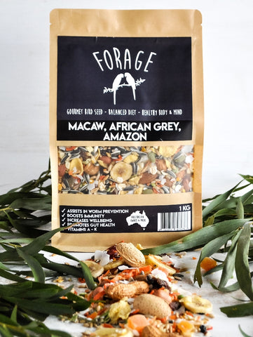 Forage Macaw/Amazon/Grey 1kg