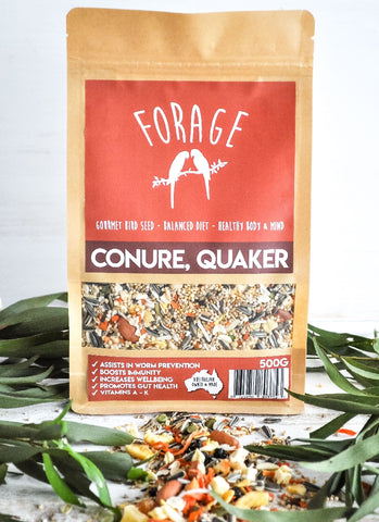 Forage Conure/Quaker 500g