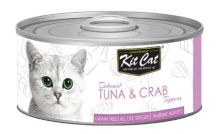 Kit Cat GF Tuna & Crab Cat Food 80gm