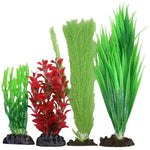 Aqua One Plastic Plants 4pack Mix 2