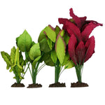 Aqua One Silk Plants 4pk Mix 4