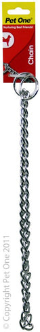 Pet One Chain Check Collar 65cm