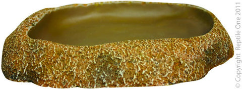 Reptile One Feeding Dish Dyno Rock Large