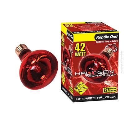 Reptile One Infrared Halogen 42W Heat Lamp E27