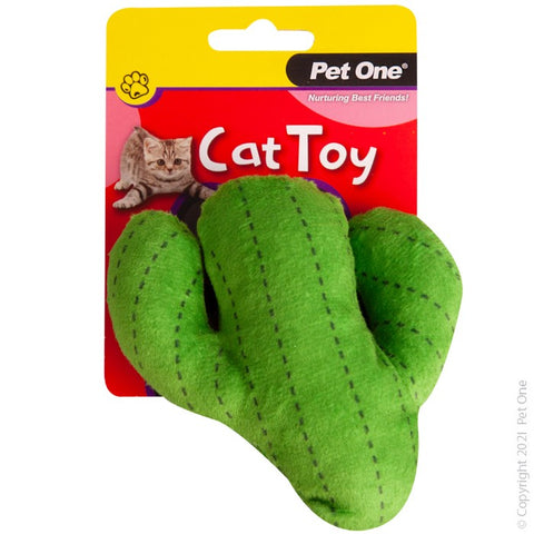 Pet One CT Plush Cactus Green 11.5cm