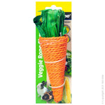 Pet One Veggie Rope Chew Carrot Large 17cm