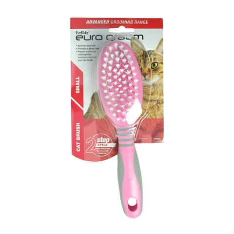 Euro Groom Cat Brush White Bristle