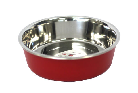 Deliso Designer Stainless Steel Bowl Red 17cm