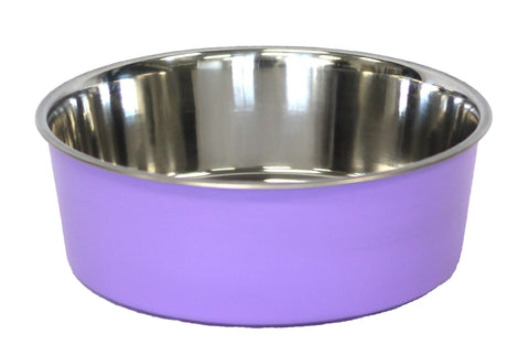 Deliso Designer Stainless Steel Bowl Purple 23cm