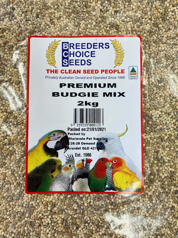 Breeders Choice Premium Budgie Mix 2kg