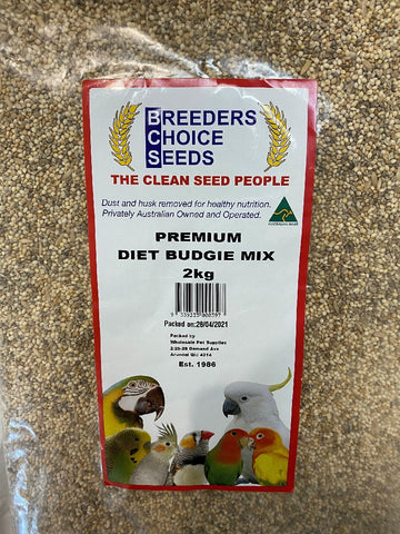 Breeders Choice Diet Budgie Mix 2kg